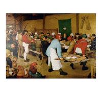 Peasant Wedding 1568 par Pieter Bruegel The Elder - Puzzle de qualité supérieure de 1000 pièces pour adultes