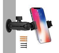 Peastrex Support Mural pour téléphone Portable avec tête sphérique à 360 degrés pour téléphone de 3,5 à 7", iPhone 14 13, Samsung Galaxy, Nexus pour Maison, Camion, Voiture, GPS, caméra LED