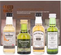 Peated Malts Of Distinction - Coffret De 4 Irish Whiskey Et Ecossais (4 X 0.05L)