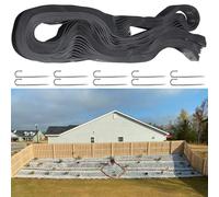 PeaTerrace Grid - Grille géographique de contrôle de l'érosion avec piquets 10,2 cm de haut, système de stabilisation du sol perméable pour fondations d'abri de jardin, stationnement et pavés en nid