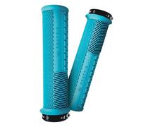 Peaty's Poignées de guidon Monarch Knurl Thin 138 mm Bleu turquoise