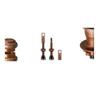 Peaty's Valve Presta tubeless x Chris King MK2 – Clé à rayons intégrée, alu 7075 – Bourbon 42 mm