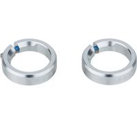 Peaty's Bagues de serrage Monarch Grips blanc universal