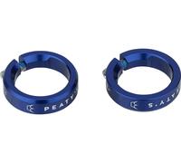 Peaty's Bagues de serrage Monarch Grips bleue universal