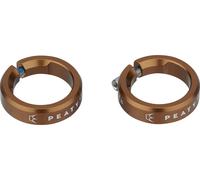 Peaty's Bagues de serrage Monarch Grips brun universal