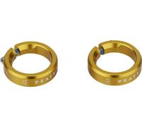Peaty's Bagues de serrage Monarch Grips jaune universal