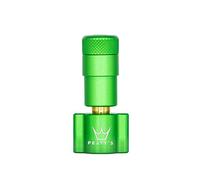 Peaty's CO2 Tyre Inflator Head Only - Unique Compact Straight Line Design for Maximum Airflow & Rapid Inflation, Presta Valve Compatible Bike Tire Pump for Mountain, Road & Gravel Bikes