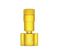 Peaty's CO2 Tyre Inflator Head Only - Unique Compact Straight Line Design for Maximum Airflow & Rapid Inflation, Presta Valve Compatible Bike Tire Pump for Mountain, Road & Gravel Bikes
