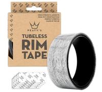 Peaty's Fond de Jante Tubeless pour Vélo - Ruban Adhésif Semi-Transparent 35 mm x 9 m - Protection Durable et Étanche pour Jantes VTT, Gravel et Route - Installation Facile Sans Résidu