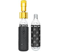 Peaty's Holeshot CO2 Tyre Inflator Kit 16g / 25g - Premium Unique Compact Straight-Line Design for Maximum Airflow & Rapid Inflation, 2X CO2's & Freeze Protector Sleeve, Road & Gravel Bike/MTB