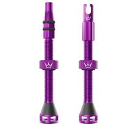 Peaty´s Tubeless Holeshot Fast Flow Valves Violet 60 mm