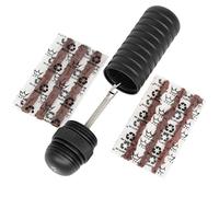 Peaty's Holeshot Kit de Réparation Pneu Tubeless - Outil de Vélo pour Les Crevaisons, Fourche Simple Face et Bouchons 3 mm et 1,5 mm, Réparation Efficace des Pneus de Vélo - Noir