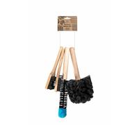 Peaty's Set de 4 Brosses Bicycle Brush Set coloré universal