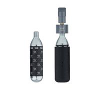 Peaty's Kit de gonflage de pneu CO2 Holeshot Pompe à cartouche CO2 + cartouche gris universal