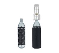 Peaty's Kit de gonflage de pneu CO2 Holeshot Pompe à cartouche CO2 + cartouche gris universal