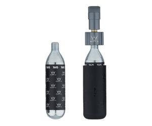 Peaty's Kit de gonflage de pneu CO2 Holeshot Pompe à cartouche CO2 + cartouche gris universal