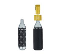 Peaty's Kit de gonflage de pneu CO2 Holeshot Pompe à cartouche CO2 + cartouche jaune universal