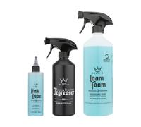 Kit nettoyage peaty s degraisse loam foam 1l degraissant 500ml link lube