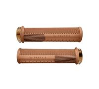 Peaty's Monarch Grips - Gomme/moleté/Fin - Contrôle de la Course, durables, Barres de Doigts ergonomiques, Coussinet de Pouce Confortable, équitation Toute la journée, Tous Temps et Terrain, VTT