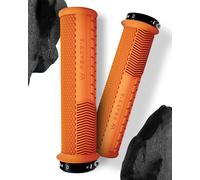 Peaty's Monarch Grips - Orange/molette/épais - Contrôle de Course, durables, Bar