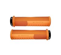 Peaty's Poignées de guidon verrouillables Monarch Grips Mushroom orange thick
