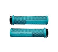 Peaty's Poignées de guidon Monarch Mushroom Thin Grips 138 mm Bleu turquois