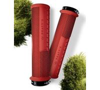 Peaty's Monarch Grips - Rouge/Champignon/épais - Confortable, Durable, Barres de