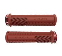 Peaty's Monarch Pro Grips Vélo - Grips Texture Champignon pour Confort sur Les Sentiers, Design Dual Compound avec Noyau Amortisseur, BMX, Ebike & VTT Grip de Guidon