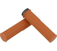 Peaty's Poignées de guidon Knurl Lock-On Monarch Grips orange thin