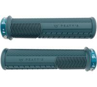 Peaty's Poignées de guidon Monarch Pro Grip Knurl Lock-On bleue