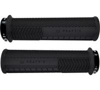 Peaty's Poignées de guidon Monarch Pro Grip Knurl Lock-On noir