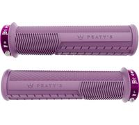 Peaty's Poignées de guidon Monarch Pro Grip Knurl Lock-On violet