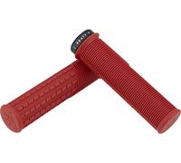 Peaty's Monarch Grips Poignées de Vélo - Poignée de Guidon Velo en Forme de Champignon, Poignee Velo Ergonomique pour Le Confort, Poignée pour Guidon VTT, Enduro et Trottinette - 30-32 mm, Rouge