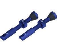 Peaty's Set de 2 Valves Tubeless Chris King Edition MK2 bleue SV 42 mm