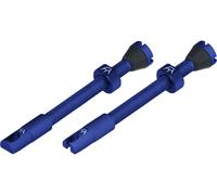 Peaty's Set de 2 Valves Tubeless Chris King Edition MK2 bleue SV 60 mm