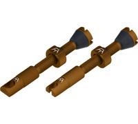 Peaty's Set de 2 Valves Tubeless Chris King Edition MK2 brun SV 42 mm