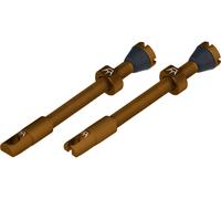 Peaty's Set de 2 Valves Tubeless Chris King Edition MK2 brun SV 60 mm