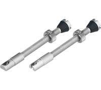 Peaty's Set de 2 Valves Tubeless Chris King Edition MK2 gris SV 60 mm