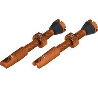Peaty's Set de 2 Valves Tubeless Chris King Edition MK2 orange SV 42 mm