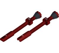 Peaty's Set de 2 Valves Tubeless Chris King Edition MK2 rouge SV 60 mm