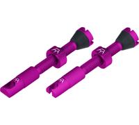 Peaty's Set de 2 Valves Tubeless Chris King Edition MK2 violet SV 42 mm