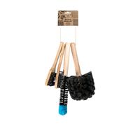 Peaty's Set de 4 Brosses Bicycle Brush Set coloré universal