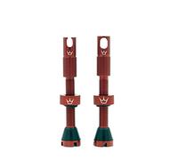 Peaty's Vannes Mk2 Valves de vélo Adulte Unisexe, Rouge, 42mm