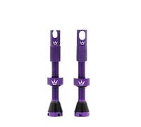 Peaty's Set de 2 Valves Tubeless Chris King Edition MK2 violet SV 42 mm