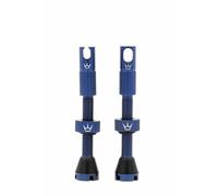 Chris King Peaty´s Tubeless Valves Bleu 60 mm Navy Blue
