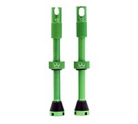 Peaty's Set de 2 Valves Tubeless Chris King Edition MK2 vert SV 60 mm