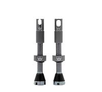Chris King Peaty´s Tubeless Valves Argenté 42 mm Slate