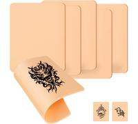 Peau Artificielle De Tatouage 3mm,6 Pièces De Peau Épaissie D'entraînement Au Tatouage,La Fausse Peau Tatouage Est Très Bien Pour Pratiquer & Pour Les Débutants[Z1789]
