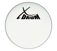 Peau de Grosse Caisse Coated XDrum 22", Coated 22" blanc, Simple couche | Couche de Mylar rugueuse, Son ouvert et chaud avec attaque discrète et sustain long, Taille: 22 pouces