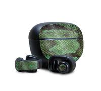 Peau brillante des paillettes compatible avec les couteurs Bose Ultra Open - Serpent vert - couverture de d calcomanie de protection en vinyle d